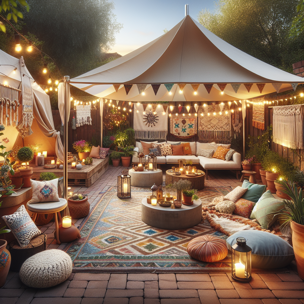 creative backyard tent decor tips