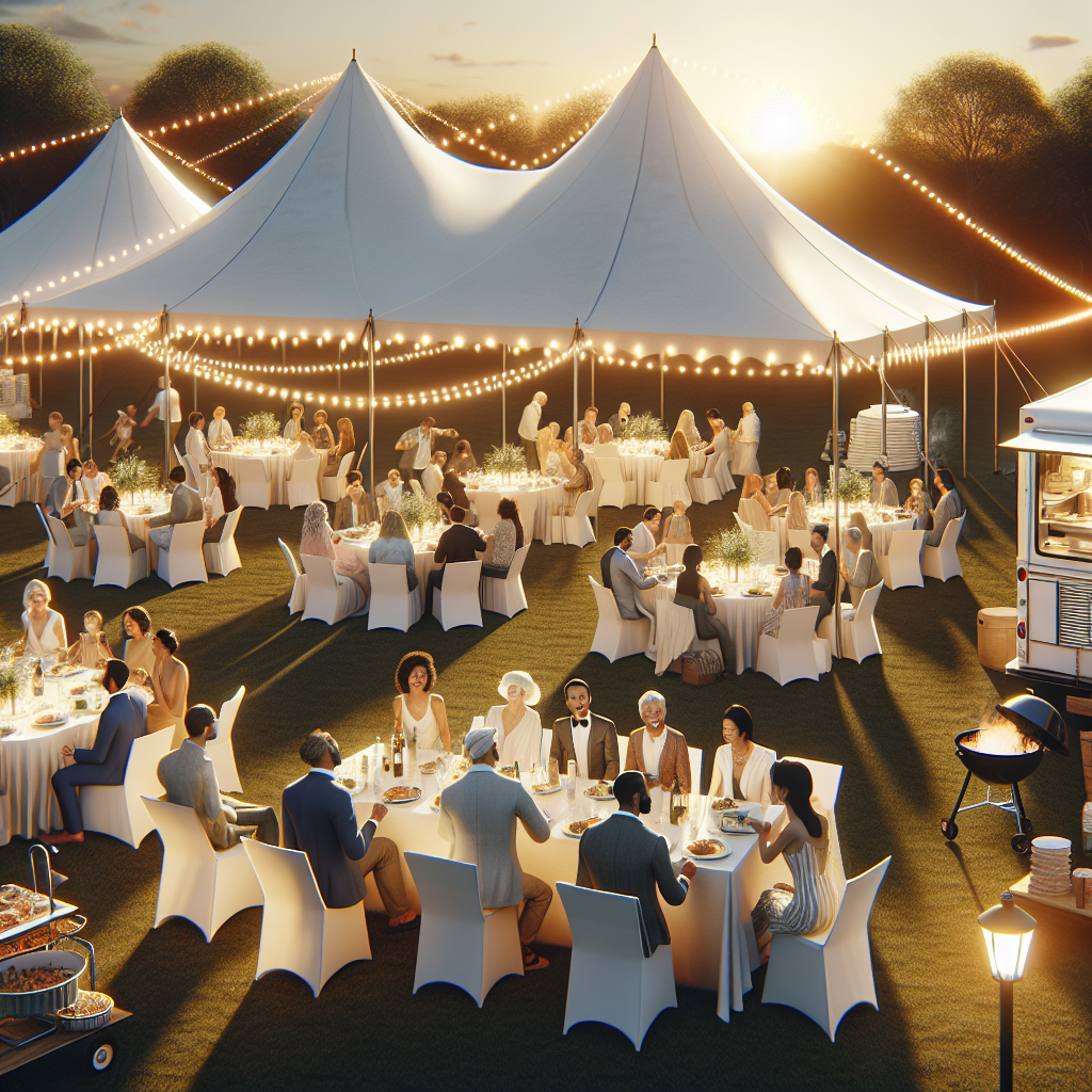 tent event catering options