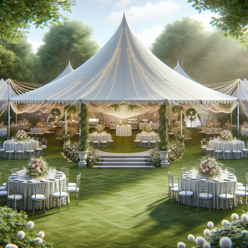 backyard tent wedding checklist